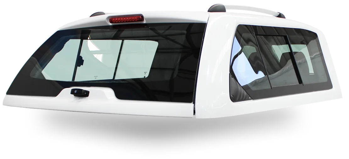 Beekman Executive Lowline fibreglass canopy, showroom finish