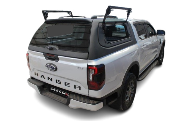 Beekman Midnight Edition blackout canopy on a Ford Ranger double cab